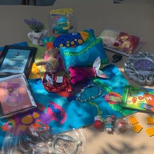 18” American Girl Our Generation Doll size Accessories Lot 5 mermaid pillow